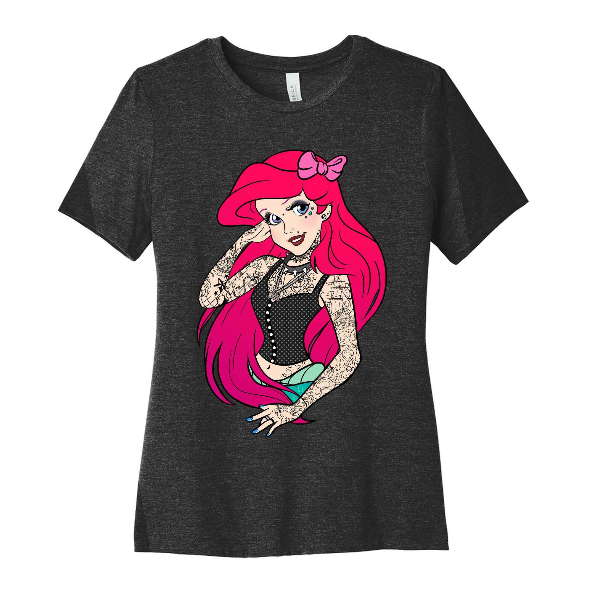 Punk Princess Mermaid Women's Cotton Tee
